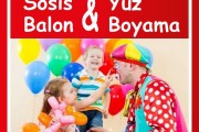 Çocuklarımıza Özel Sosis Balon & Yüz Boyama