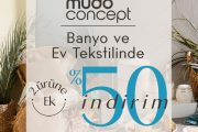 Banyo Ve Ev Tekstilinde 2.Ürüne Ek %50 İndirim Kampanyası Mudo'da Sizleri Bekliyor!
